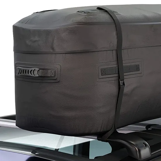 Leyi Wholesale Black Roof Travel Bags, 175L Roof Storage Bag, Car Roof Top Cargo Bag Solid Foldable Base