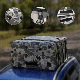 Leyi 13 Cubic Rooftop Cargo Carrier Car Roof Boxes Bags Vehicles Storage Roof Rack Bag, Any Car Roof Travel Bag