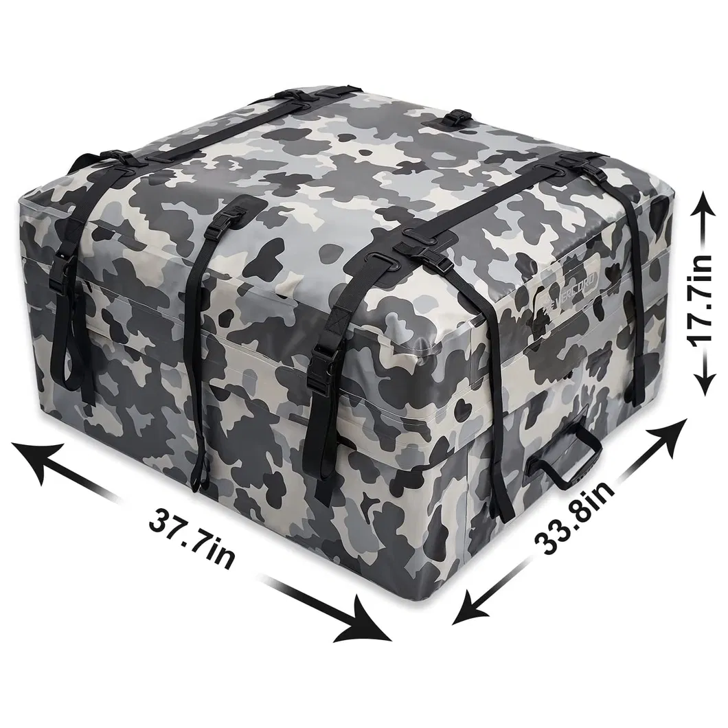Leyi 13 Cubic Rooftop Cargo Carrier Car Roof Boxes Bags Vehicles Storage Roof Rack Bag, Any Car Roof Travel Bag
