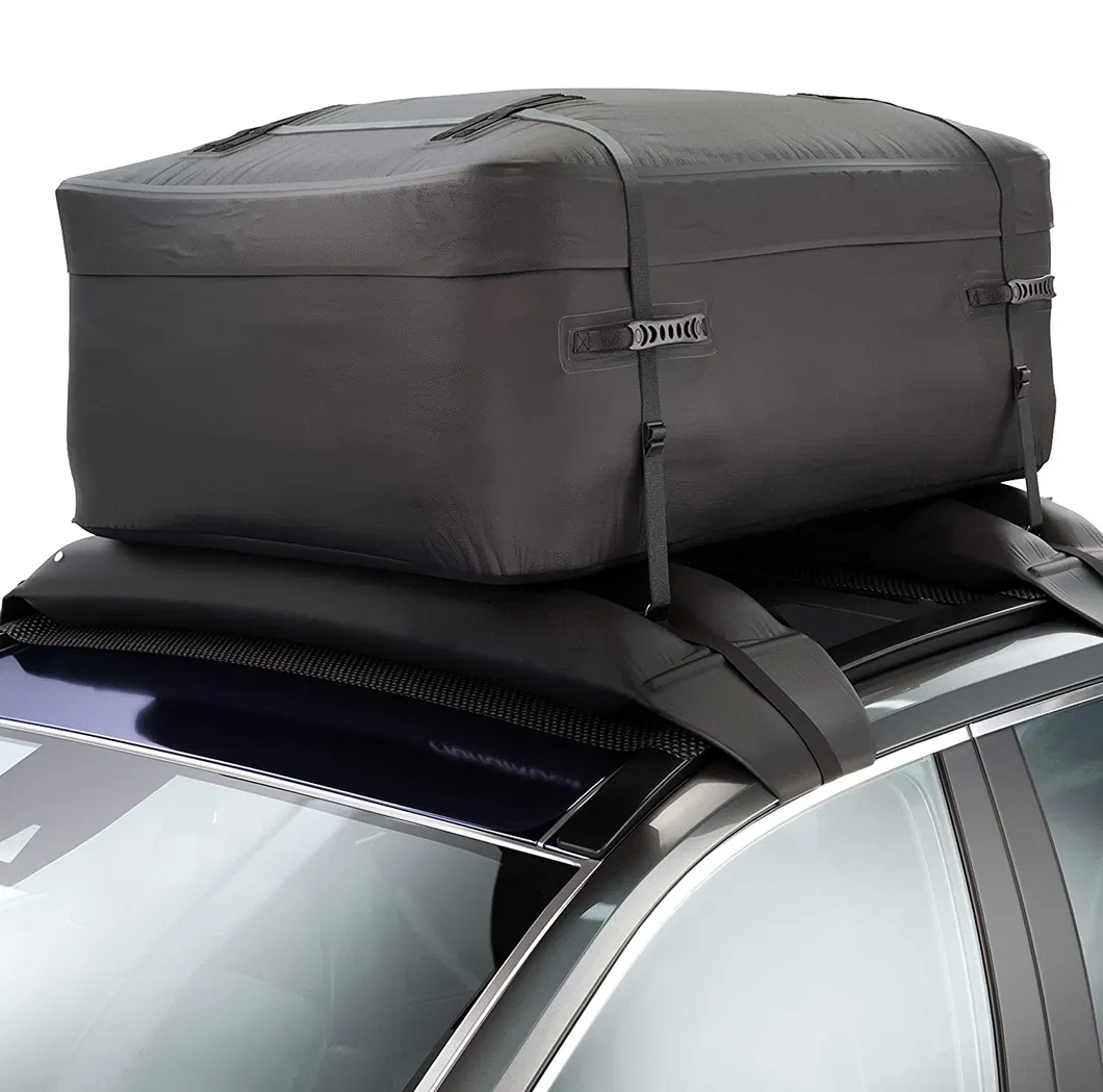 Leyi Roof Tope Cargo Bag with 4 Door Hookclosure Full Waterproof Roof Carrier Bag Waterproof Bag on Roof Racks