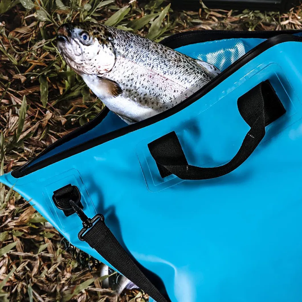 Outdoor Foldable Fish Cooler Bag Leakproof Fish Kill Bag Large Portable Waterproof Fish Bag