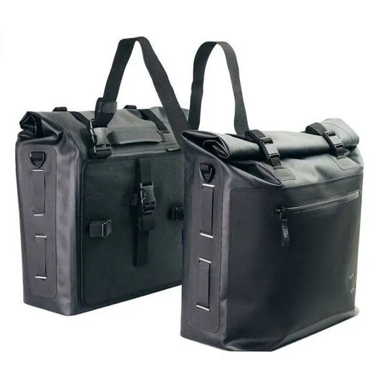 TPU Waterproof Motorcycle Side Tail Saddle Bag 45L for Cycling