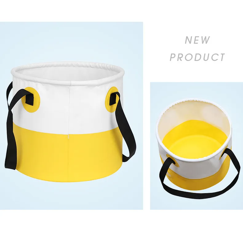 Outdoor and Car Washing Waterproof Dry Bag Fishing Folding Bucket
