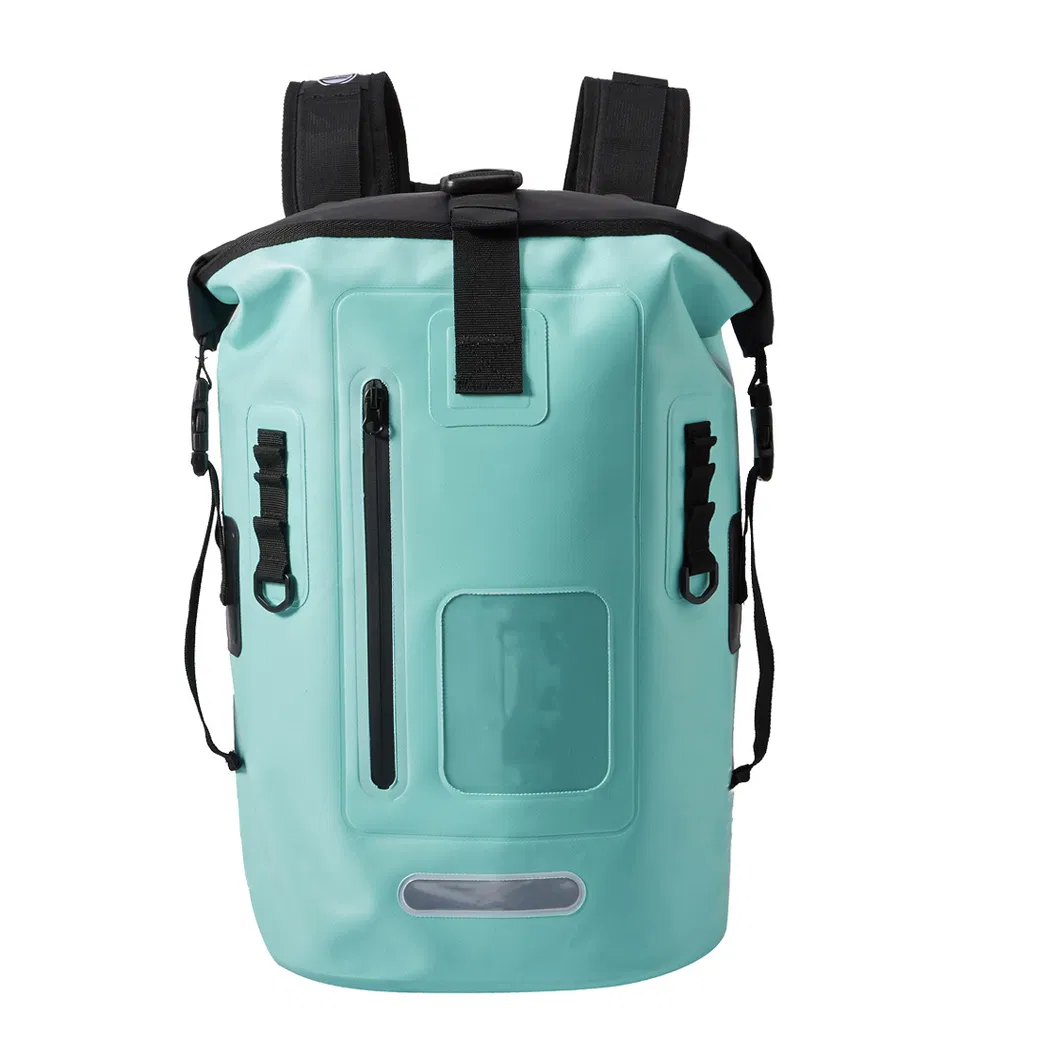 Roll Top PVC Drybag Diving Gear Flipper Carrying Backpack