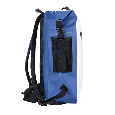 Factory OEM/ODM Tarpaulin PVC Polyester Camping Hiking Outdoor Rolltop Waterproof Backpack