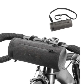 High Quality Fashion Snowy Grey Waterproof Cylinder Handlebar Front Frame Bicycle Bag Outdoor Cycling Bike