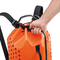 25L Canyoning Rope Bag Waterproof TPU Backpack Multiple Drain Holes for Kayaking Drifting