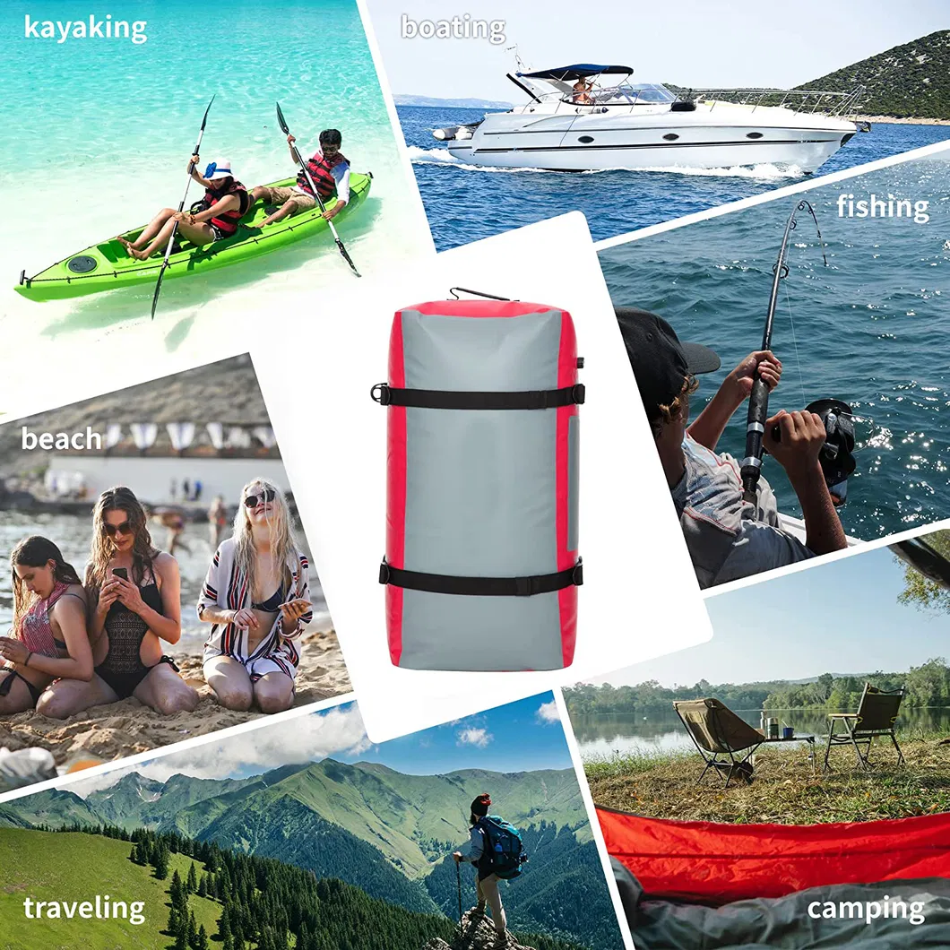 OEM ODM Outdoor PVC Tarpaulin Duffle Bag Waterproof Sport Gym Duffel Bag for Travel Camping