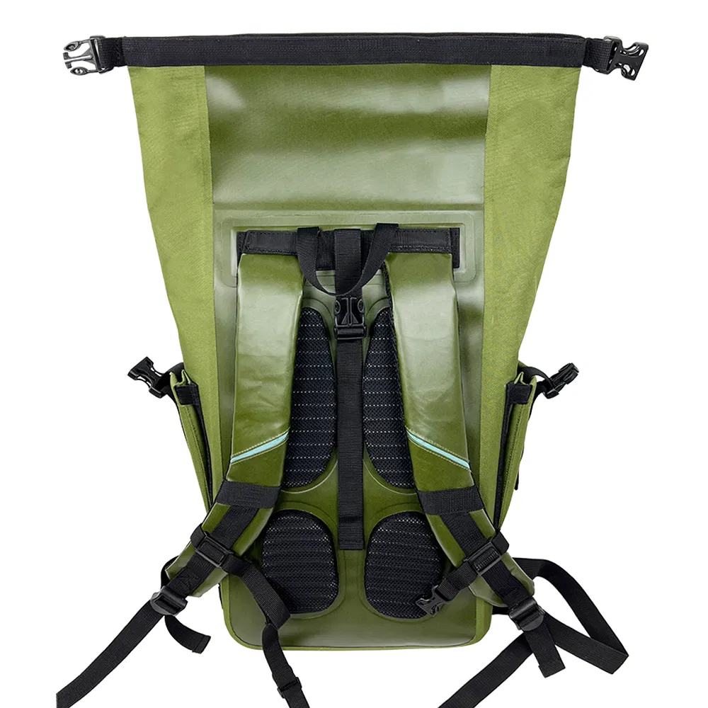 Leyi Rolltop Waterproof Backpack Leather Washed Canvas Backpack Outdoor Activities Large Travel Custom Backpack Manufacturer