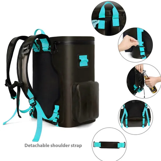 Outdoor Travel Picnic Insulated Cooler Bags Camping Cooler Backpack Waterproof Soft Coolers