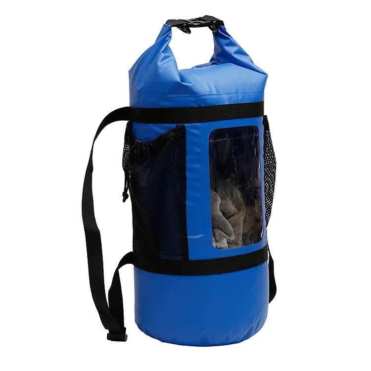 Waterproof Nylon Fabric Black Blue Color Backpack Other Casual Sports Backpacks Hiking Travel Shoulder Bag