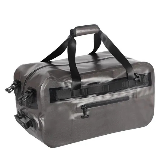 Leyi PVC Leather Duffle Traveling Bag Reasonable Price Travel Duffel Bag Waterproof Custom Leather Duffle Bag