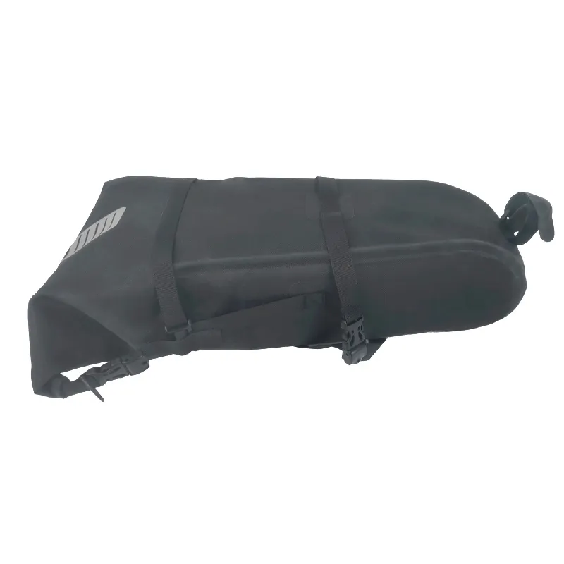 Reflective Rear Cycling Saddle Bag Taillight MTB Rode Bike Large Capacity Bag Bicycle Accessories Pouch