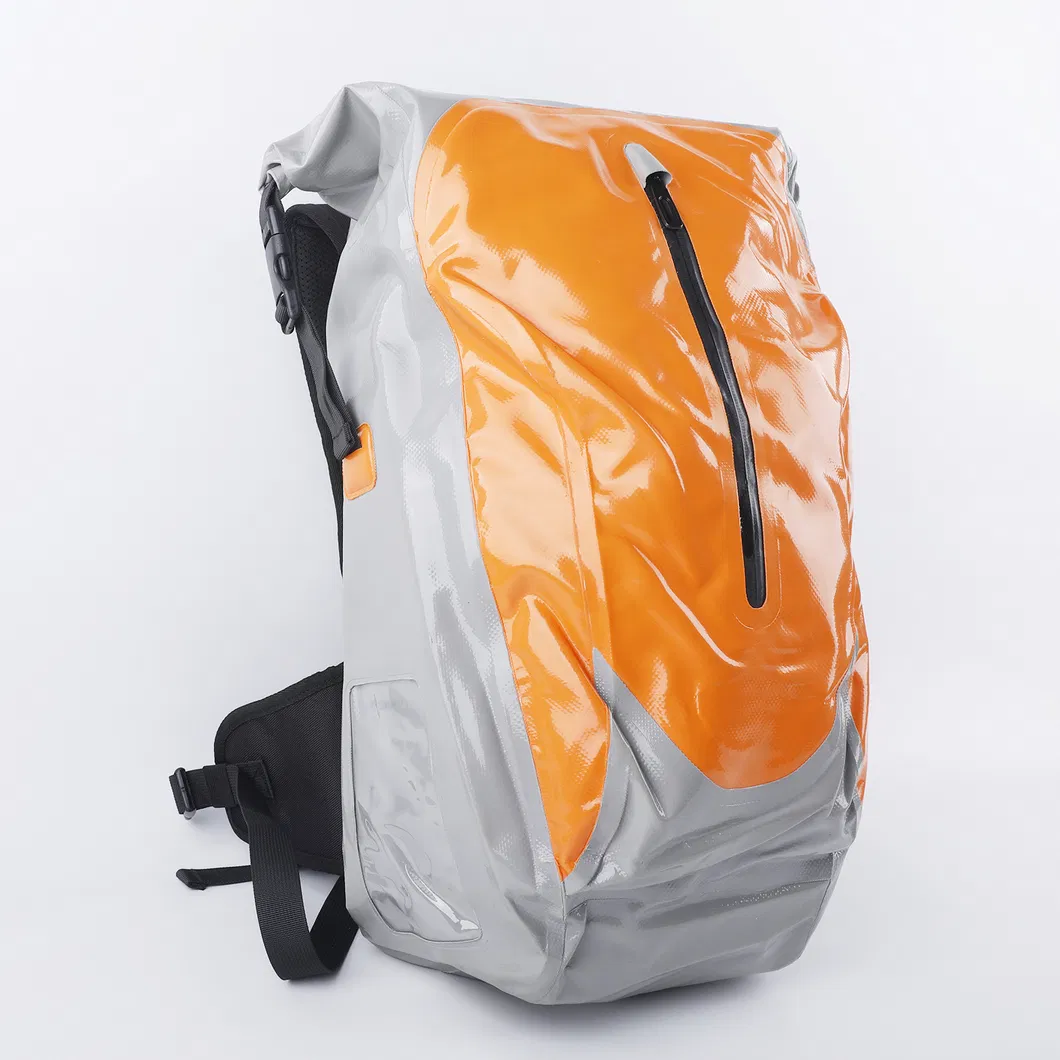 Leyi Camping Backpack Roll Top Dry Waterproof Bag, Custom Waterproof Backpack 25L, OEM Low Price Waterproof Backpack Outdoor