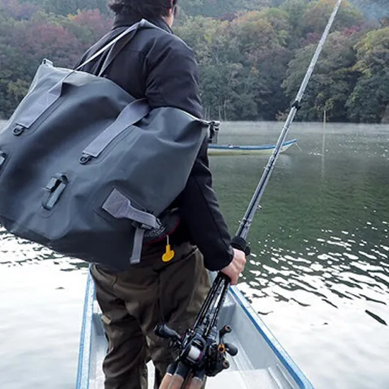 Leyi PVC Waterproof Dry Bag Fishing Backpack PVA Bags Carp Fishing Waterproof Fishing Bag Fish Tote Backpack Bag Custom