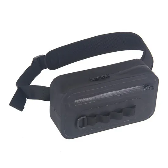 Wholesales Adjustable Buckle Belt Nylon Fanny Pack Women Outdoor Waterproof Men′s Gym Cycling Running Chest Bags