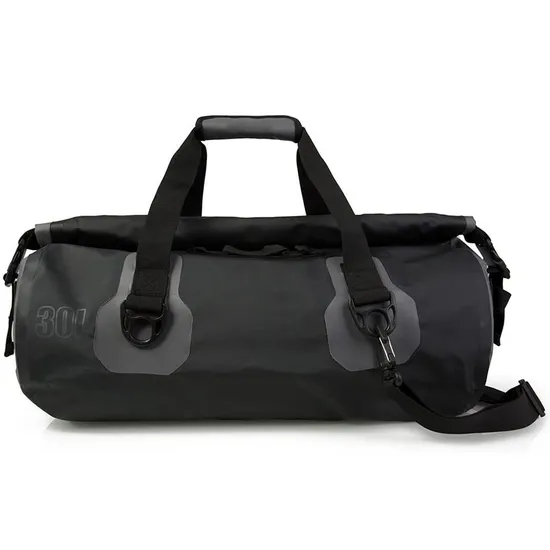 Leyi Motorcycle Tail Bag Motorbike Lightweight Waterproof Foldable Bag for Outdoor Travel Bag Black Duffle Sport Style