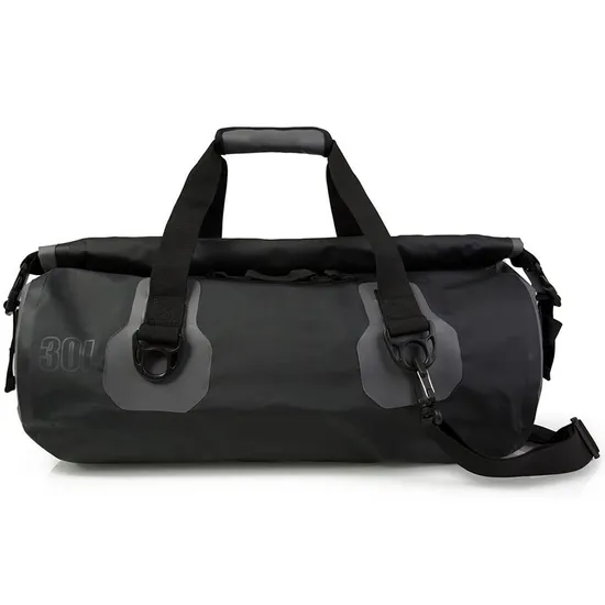 Leyi Motorcycle Tail Bag Motorbike Lightweight Waterproof Foldable Bag for Outdoor Travel Bag Black Duffle Sport Style
