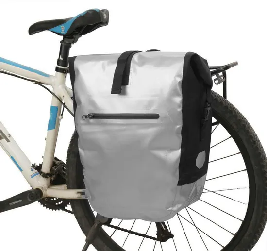 Leyi Portable Bike Pannier Bag 26L Bicycle Panniers, Bicycle Panniers Bike Saddle Bag with Adjustable, Waterproof Bike Bag Pannier