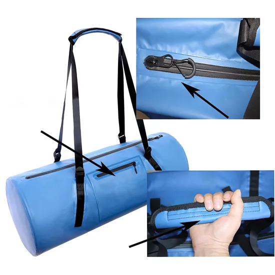 Leyi Ocean Durable Water Resistant Bag, Duffel Beach Carry-on Bags, Water Sports Outdoor Waterproof Dry Bag