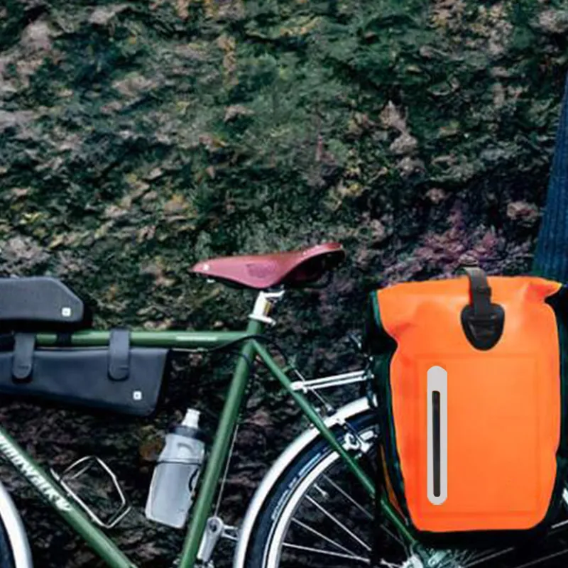 PVC Waterproof Bike Cycling Side Bag Bicycle Pannier Bag Rainproof Cycling Riding Tool Bags
