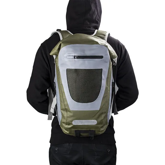 Customized Outdoor Sports Climbing Boating Camping PVC Clip Mesh Cycling Travel Storage Bag Waterproof Backpack