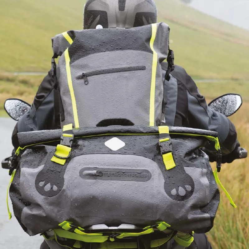 Leyi Wholesale Custom Logo Motorcycle Tail Bag Waterproof Motorcycle Duffel Travel Bag Motorcycle Rear Seat Bag