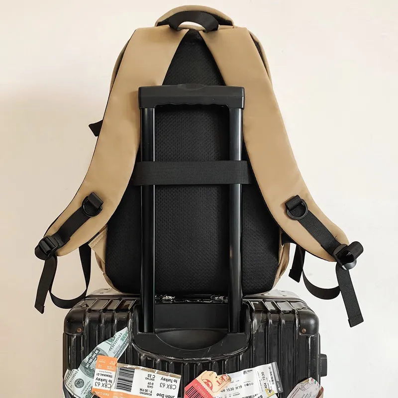 Leyi Cheap Backpack Custom Logo Travel Shoulder Bag Business Backpack for Men Nylon Laptop Computer Backpack Mochila De Hombre