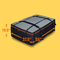 Leyi Roof Tope Cargo Bag with 4 Door Hookclosure, , Waterproof Bag on Roof Racks, Full Waterproof Roof Carrier Bag