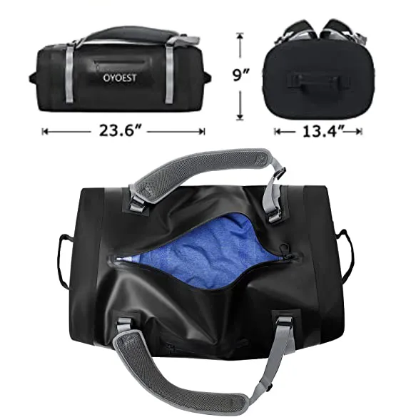 Leyi Waterproof Duffel Bag Backpack Duffel Bag with Custom Printed Logo Capacity Eco Friendly Weekend Travel Duffle Bag