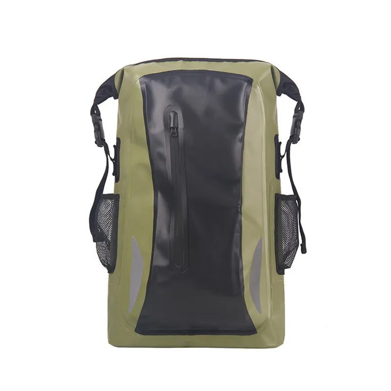 Leyi Custom Logo Unisex Patchwork Softback Hiking Backpacks Plastic Bags Wholesale Zipper Pouch Waterproof