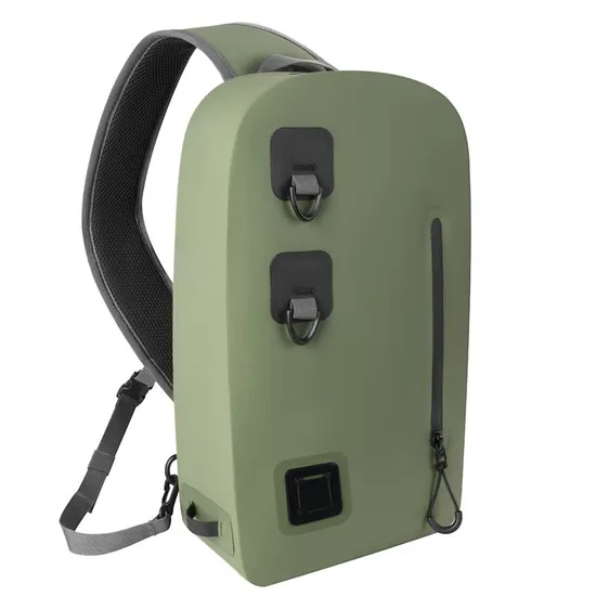 Leyi Large Tackle Bag Fly Fishing Backpack Eco-Friendly TPU Waterproof Fly Fishing Tackle Bag Wholesale Shoulder Fishing Bag