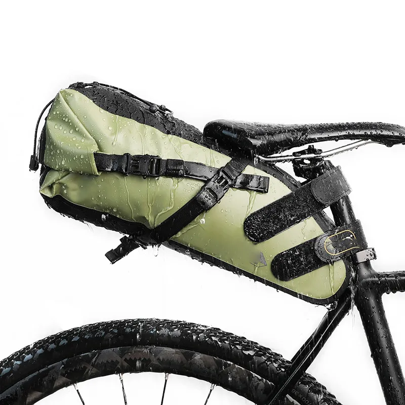 Leyi Sport Bike Cooler Bag Insulated Bike Rear Bag, Mountain Road Bike Cycling Rear Rack Trunk Bag, Dirt Bike Rear Fender Bag