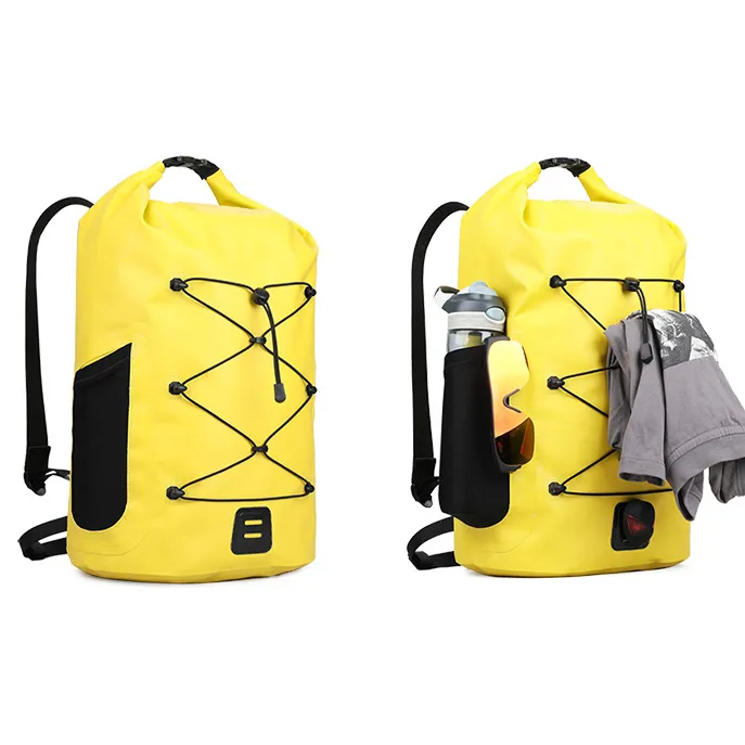 Leyi Waterproof Sports Travel PVC Packaging Business Backpack Outdoor Hiking Back Bag