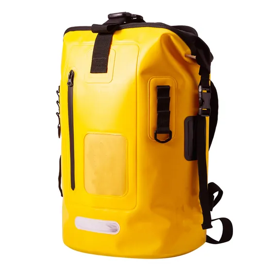 Roll Top PVC Drybag Diving Gear Flipper Carrying Backpack