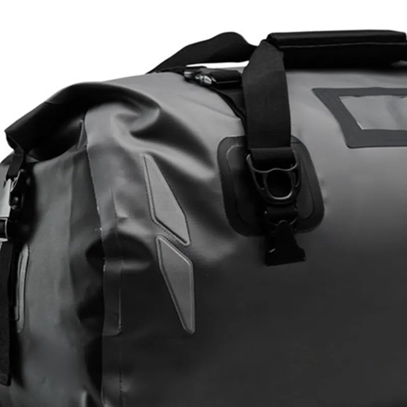 Custom 500d PVC Waterproof Motorcycle Duffle Bag 35L Motorcycle Tail Bag Motorcycle Travel Bag for Back Seat