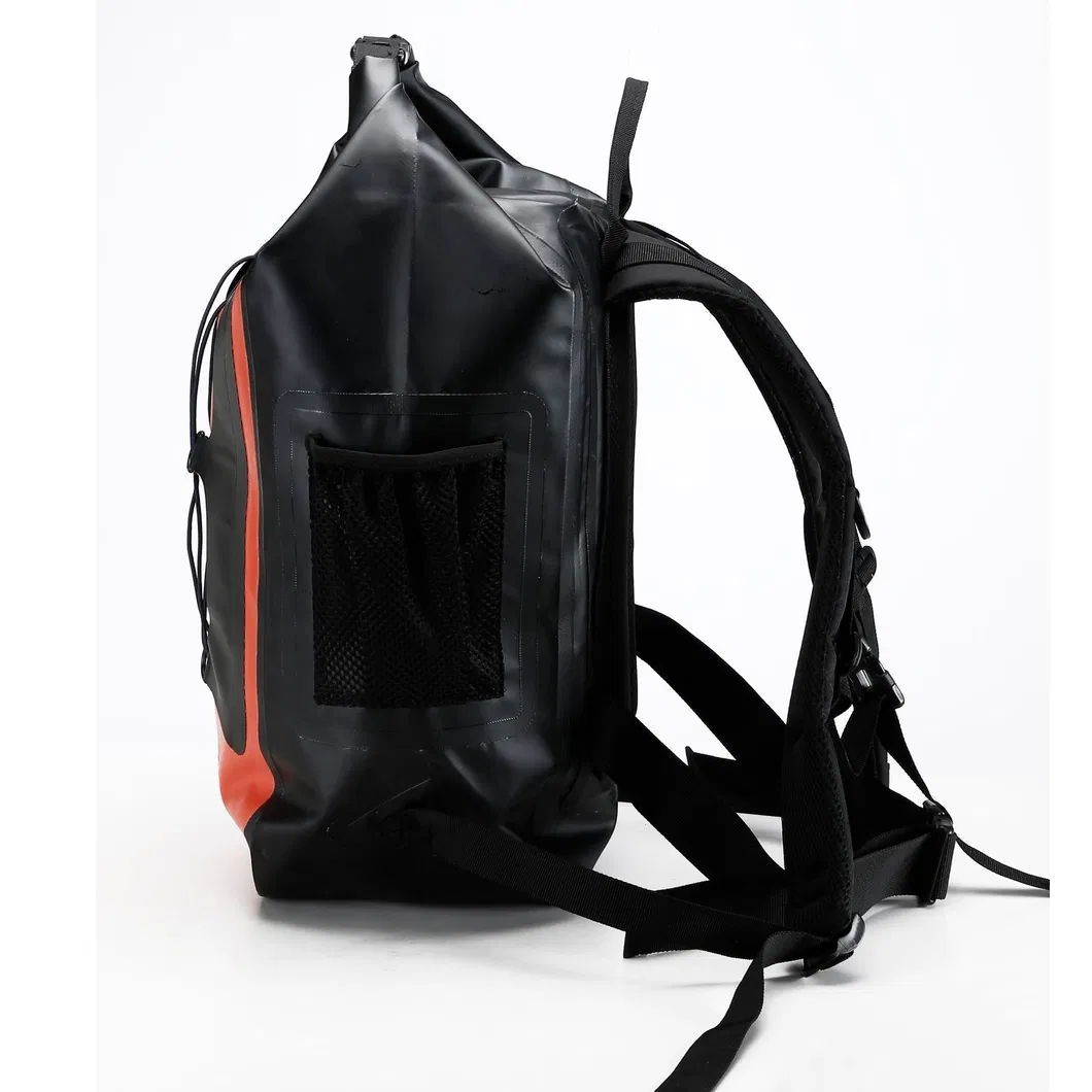Leyi Custom Log Travel Backpack Bag, Hiking Backpack 25L Waterproof Bags, Roll Top Travel Dry Bag Waterproof Backpack Outdoor