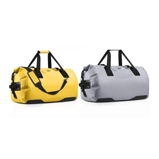 Durable Custom Logo PVC Tarpaulin Waterproof Duffle Sport Bags Camping Water Sports Duffel Travel Bag