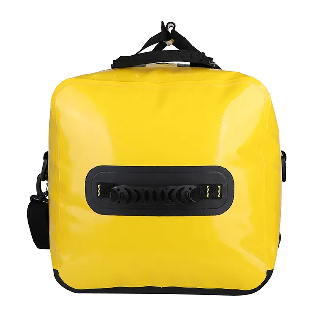 Leyi Kayaking Pack Waterproof Outdoor Camping PVC Leather Dry Duffle Traveling Bag