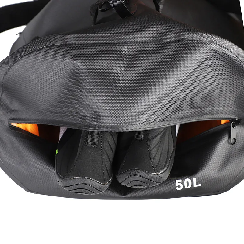 Water Resistant Backpack Duffle Heavy Duty Convertible Duffle Bag with Backpack Straps for Gym Sports