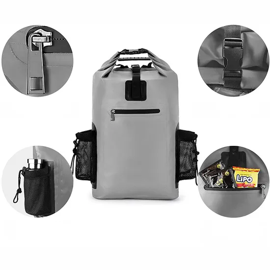 Leyi PVC Camping Mountain Travel Bags Backpack, Backpack for Outdoor Hiking Travel Daily Unisex Outdoor Waterproof Bag