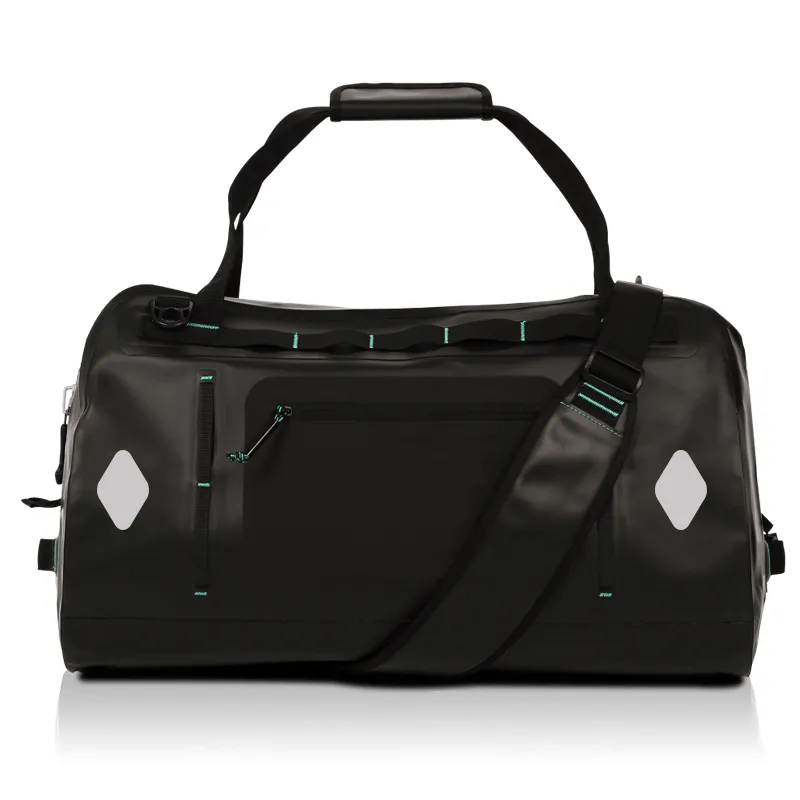 Low Price Waterproof Duffel Bag for Motorcycle, School Bags for Outdoor Activity Travel Hiking, Large PVC Leather Duffle Traveling Bag