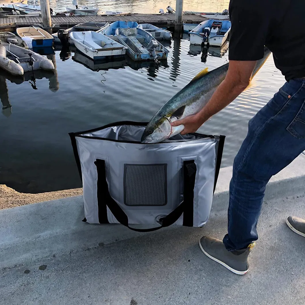 Waterproof Insulated Picnic Bag Soft Cooler Bags, Ice Cooler Fishing Reel Bags, Fish Transport Bags