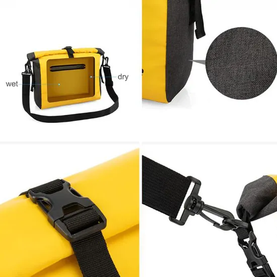 Leyi Factory Price Outdoor TPU PVC Casual Waterproof Hand Tote Backbag Blank Single Shoulder Bag