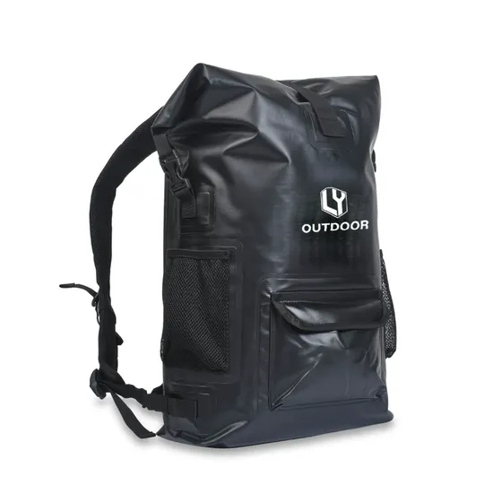 Leyi Large Capacity Waterproof Promotion Foldable Outdoor Designer Roll Top Travel Casual Backpack Shoulder Hiking Bag