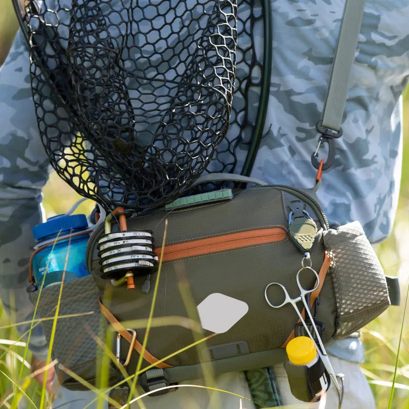 Leyi Factory Reliable Custom Logo Fly Fishing Pack Sling Outdoor Waterproof Waist Bag