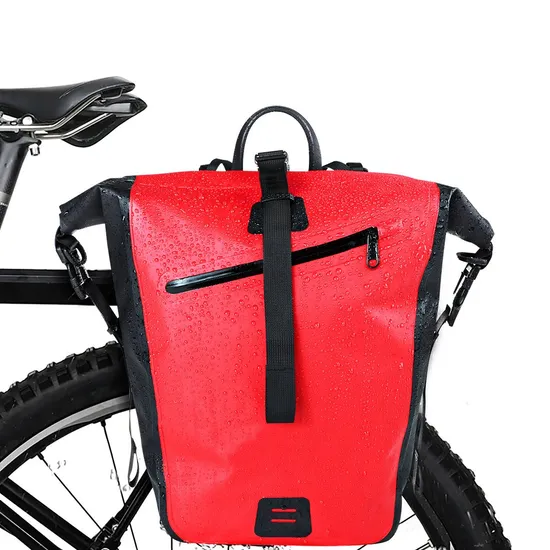 Leyi Bicycle Full Waterproof Backpack Shelf Long Distance Rainproof Outdoor Bike Bag