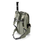 Leyi Customized Waterproof Genuine Leather Canvas Backpack Multifunctional Outdoor Fishing Tackle Shoulder Bag