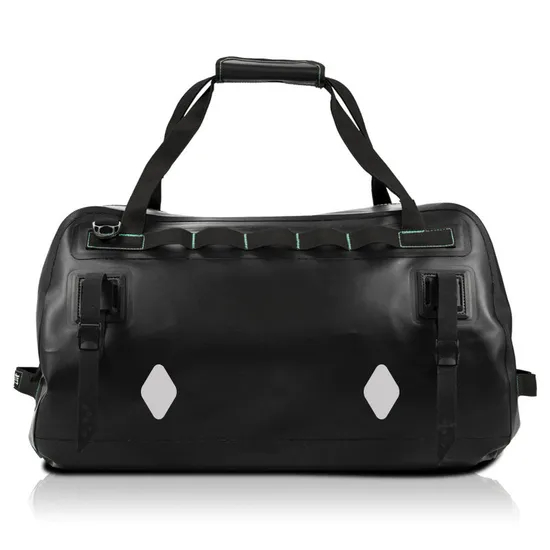 Leyi Waterproof Duffel Bag for Motorcycle, School Bags for Outdoor Activity Travel Hiking, Large PVC Leather Duffle Traveling Bag