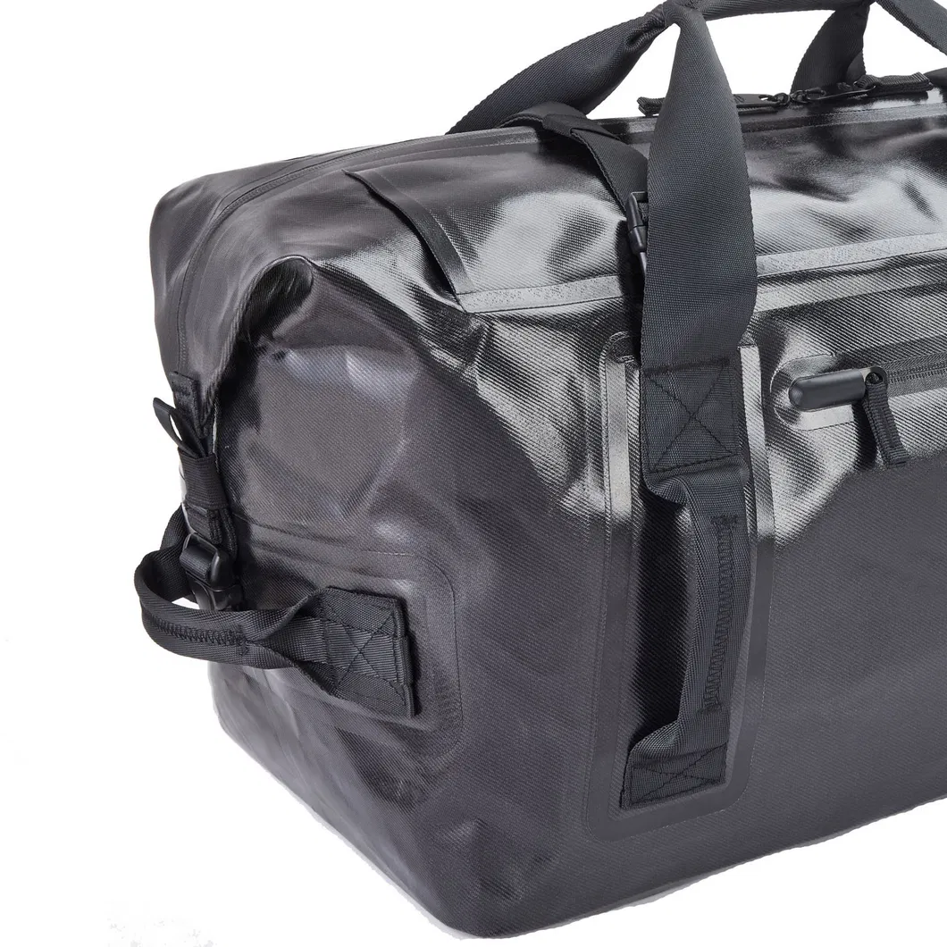 Leyi Customised Duffle Bag Waterproof Luggage Travel Leather Duffle Weekend Bag Leather Carry on Bag Travel Tote Duffel Bag